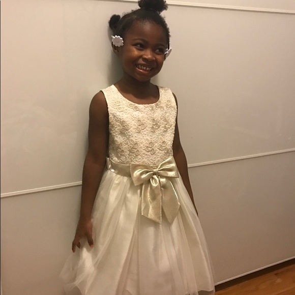 Cream Special Occasion Dress - Picture 5 of 5